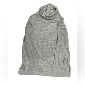 Women’s Sonoma Heathered Gray Cowl Neck Tunic Sweater XL